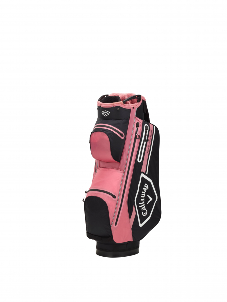 Callaway Chev 14 Dry - Rosa/Svart/Hvit - Trallebag i gruppen Golfhandelen / Golfbagger / Trallebag hos Golfhandelen Ltd (Chev Cart 14 Rosa)